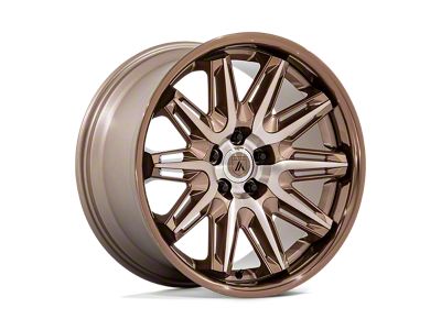 Asanti Imperator Bronze Machined with Bronze Lip Wheel; 20x9; 27mm Offset (10-15 Camaro, Excluding ZL1)