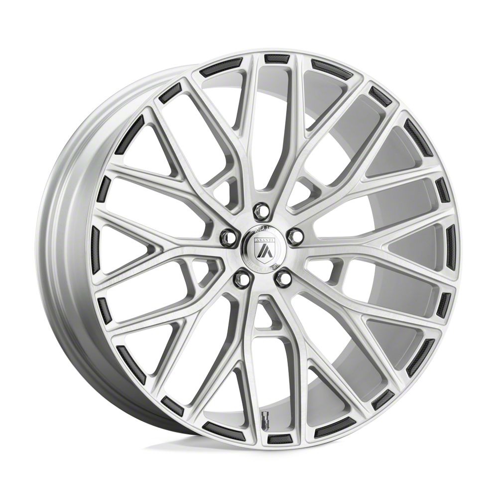 Asanti Camaro Leo Brushed Silver Wheel; 22x10.5; 35mm Offset