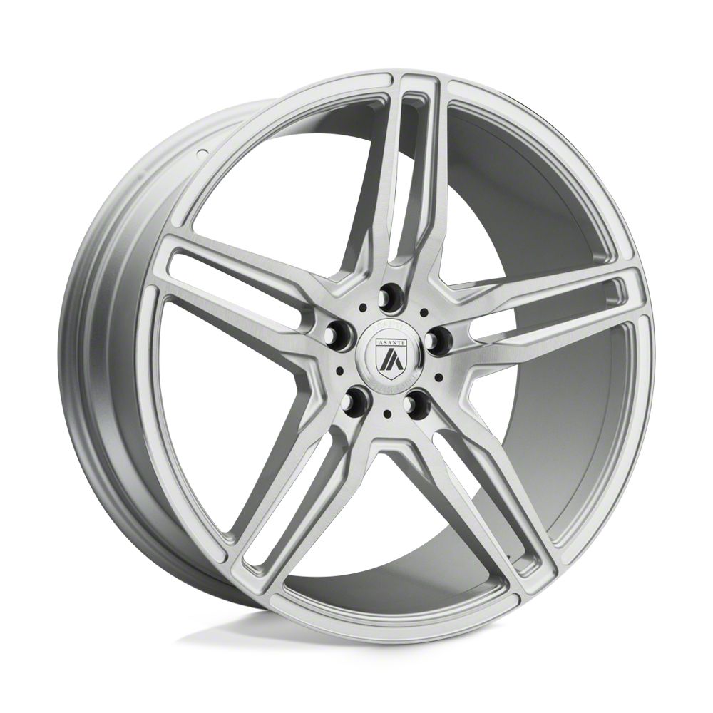 Asanti Camaro Orion Brushed Silver with Carbon Fiber Insert Wheel; 19x9 ...