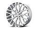 Asanti Leo Brushed Silver Wheel; 20x9 (11-23 RWD Charger, Excluding Widebody)