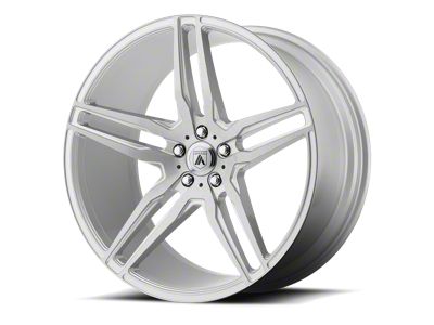 Asanti Orion Brushed Silver with Carbon Fiber Insert Wheel; Rear Only; 20x10.5 (11-23 RWD Charger, Excluding Widebody)