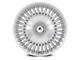 Asanti Tiara Gloss Silver with Bright Machined Face Wheel; 22x9 (2024 Mustang)