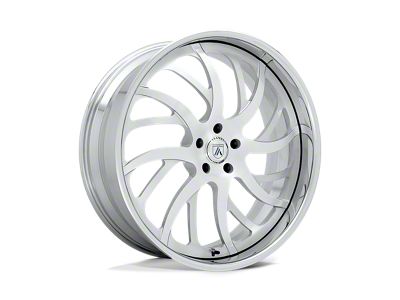 Asanti AF862 Brushed Wheel; Right Directional; Rear Only; 24x10; -20mm Offset (93-02 Camaro)