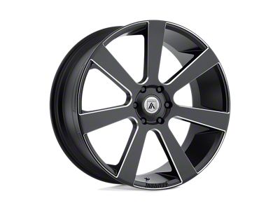 Asanti Apollo Satin Black Milled Wheel; 24x9; 15mm Offset (93-02 Camaro)