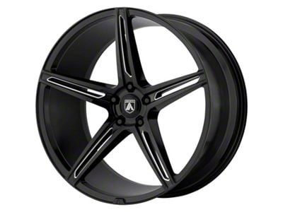 Asanti Alpha 5 Gloss Black Milled Wheel; 20x9; 35mm Offset (16-24 Camaro)