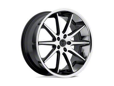 Asanti Capella Machined Face with SS Lip Wheel; 20x10; 35mm Offset (16-24 Camaro, Excluding SS w/ 6-Piston Front Calipers & ZL1)
