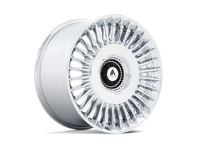 Asanti Tiara Chrome Wheel; Rear Only; 20x10.5 (16-24 Camaro)