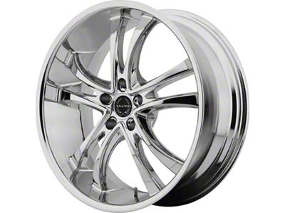 Asanti ABL-6 Chrome Wheel; 22x10; 20mm Offset (08-23 RWD Challenger, Excluding Widebody)