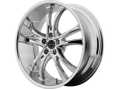 Asanti ABL-6 Chrome Wheel; 22x10 (08-23 RWD Challenger, Excluding Widebody)