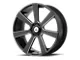 Asanti Apollo Satin Black Milled Wheel; 22x9 (08-23 RWD Challenger)