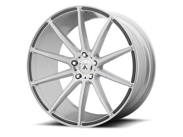 Asanti Aries Brushed Silver Wheel; 22x9 (08-23 RWD Challenger, Excluding Widebody)