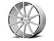 Asanti Aries Brushed Silver Wheel; 22x9 (08-23 RWD Challenger, Excluding Widebody)