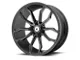 Asanti Athena Matte Graphite Wheel; Rear Only; 22x10.5 (08-23 RWD Challenger)