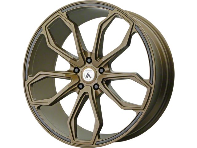 Asanti Athena Satin Bronze Wheel; Rear Only; 22x10.5 (08-23 RWD Challenger, Excluding Widebody)