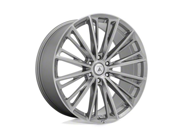 Asanti Corona Titanium Brushed Wheel; 20x9 (08-23 RWD Challenger, Excluding Widebody)