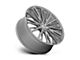 Asanti Corona Titanium Brushed Wheel; 20x9 (08-23 RWD Challenger, Excluding Widebody)