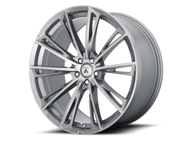 Asanti Corona Titanium Brushed Wheel; Rear Only; 20x10.5 (08-23 RWD Challenger, Excluding Widebody)