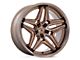 Asanti Duke Platinum Bronze Wheel; Rear Only; 22x10.5 (08-23 RWD Challenger, Excluding Widebody)