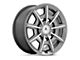 Asanti Esquire Gloss Anthracite Bright Machined Wheel; 20x9 (08-23 RWD Challenger, Excluding Widebody)