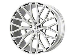 Asanti Leo Brushed Silver Wheel; Rear Only; 22x10.5 (08-23 RWD Challenger, Excluding Widebody)