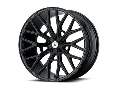 Asanti Leo Gloss Black Wheel; Rear Only; 22x10.5; 25mm Offset (08-23 RWD Challenger, Excluding SRT Demon)
