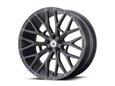 Asanti Leo Matte Graphite Wheel; Rear Only; 22x10.5; 25mm Offset (08-23 RWD Challenger, Excluding SRT Demon)