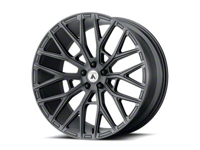 Asanti Leo Matte Graphite Wheel; Rear Only; 22x10.5 (08-23 RWD Challenger, Excluding SRT Demon)