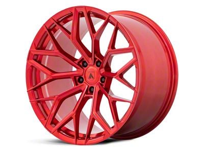 Asanti Mogul Candy Red Wheel; Rear Only; 20x11 (08-23 RWD Challenger, Excluding Widebody)
