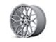 Asanti Mogul Two Toned Battleship Gray Wheel; Rear Only; 20x11 (08-23 RWD Challenger, Excluding Widebody)