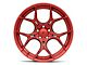 Asanti Monarch Candy Red Wheel; 22x9 (08-23 RWD Challenger, Excluding Widebody)