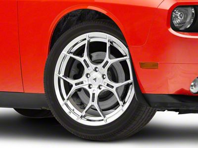 Asanti Monarch Chrome Wheel; 22x9; 15mm Offset (08-23 RWD Challenger, Excluding Widebody)