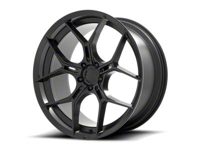 Asanti Monarch Satin Black Wheel; Rear Only; 20x10.5; 20mm Offset (08-23 RWD Challenger)
