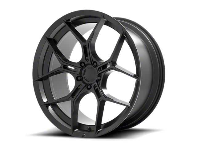 Asanti Monarch Satin Black Wheel; Rear Only; 20x10.5 (08-23 RWD Challenger)