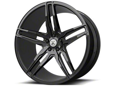 Asanti Orion Gloss Black Wheel; Rear Only; 22x10.5; 25mm Offset (08-23 RWD Challenger, Excluding SRT Demon)