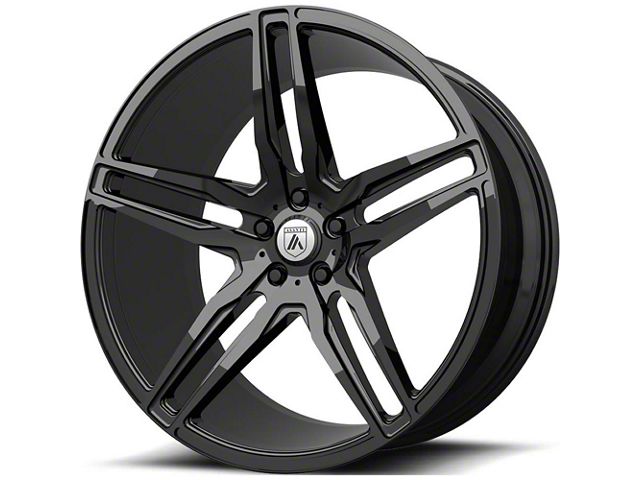 Asanti Orion Gloss Black Wheel; Rear Only; 22x10.5 (08-23 RWD Challenger, Excluding SRT Demon)