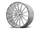 Asanti Polaris Brushed Silver with Carbon Fiber Insert Wheel; Rear Only; 20x10.5 (08-23 RWD Challenger, Excluding Widebody)