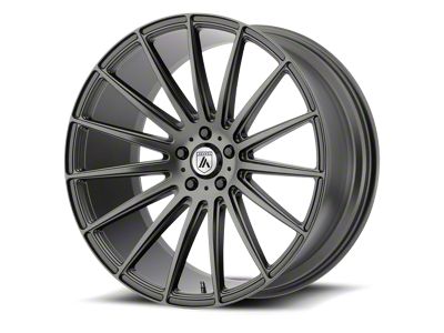 Asanti Polaris Matte Graphite Wheel; Rear Only; 20x10.5; 20mm Offset (08-23 RWD Challenger, Excluding SRT Demon)