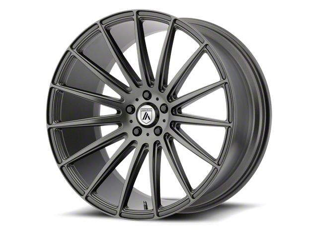 Asanti Polaris Matte Graphite Wheel; Rear Only; 20x10.5 (08-23 RWD Challenger, Excluding SRT Demon)