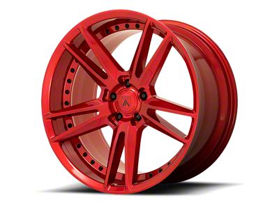 Asanti Reign Candy Red Wheel; 20x9; 15mm Offset (08-23 RWD Challenger, Excluding Widebody)