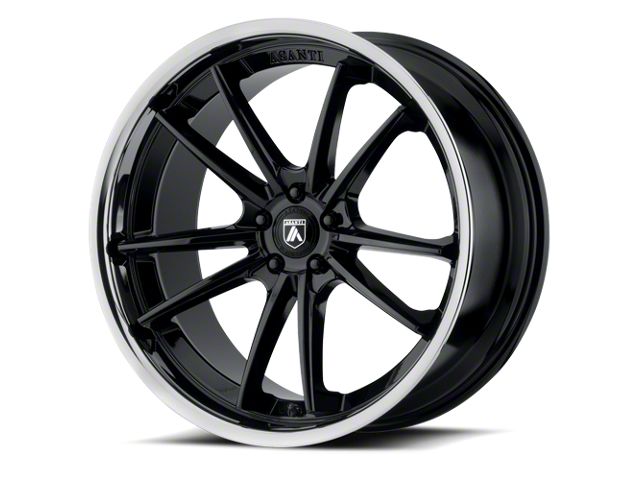 Asanti Sigma Gloss Black Wheel; Rear Only; 20x10.5 (08-23 RWD Challenger, Excluding SRT Demon)