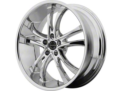 Asanti ABL-6 Chrome Wheel; 22x10 (11-23 RWD Charger, Excluding Widebody)