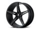 Asanti Alpha 5 Gloss Black Milled Wheel; Rear Only; 20x10.5 (11-23 RWD Charger)
