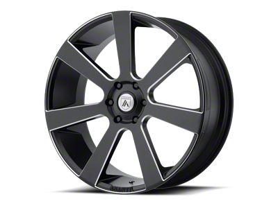 Asanti Apollo Satin Black Milled Wheel; 22x9; 15mm Offset (11-23 RWD Charger)