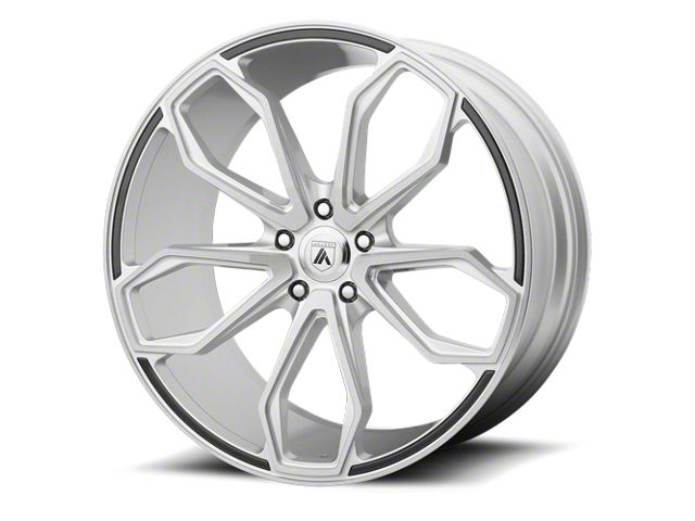 Asanti Athena Brushed Silver Wheel; Rear Only; 20x10 (06-10 RWD Charger)