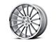 Asanti Beta Brushed Silver with Chrome Lip Wheel; 20x9 (11-23 RWD Charger)