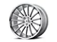 Asanti Beta Brushed Silver with Chrome Lip Wheel; Rear Only; 20x10.5 (11-23 RWD Charger)