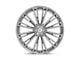 Asanti Corona Titanium Brushed Wheel; 20x9 (11-23 RWD Charger, Excluding Widebody)