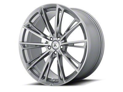 Asanti Corona Titanium Brushed Wheel; Rear Only; 20x10.5; 20mm Offset (11-23 RWD Charger, Excluding Widebody)