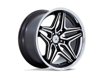 Asanti Duke Gloss Black Machined Wheel; 20x9 (11-23 RWD Charger, Excluding Widebody)