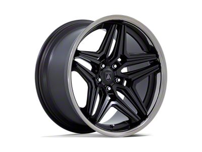 Asanti Duke Satin Black with DDP Lip Wheel; 20x9 (11-23 RWD Charger, Excluding Widebody)